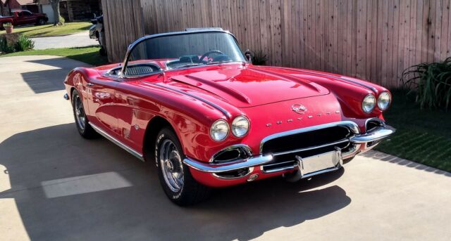 1962 Red Chevrolet Corvette Convertible