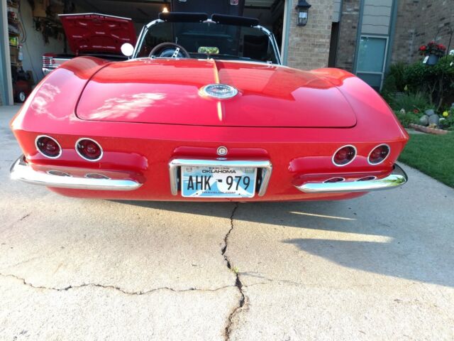 1962 Red Chevrolet Corvette Convertible