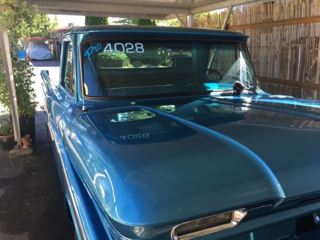 1964 Marina Blue Chevrolet C-10 Standard Cab Pickup