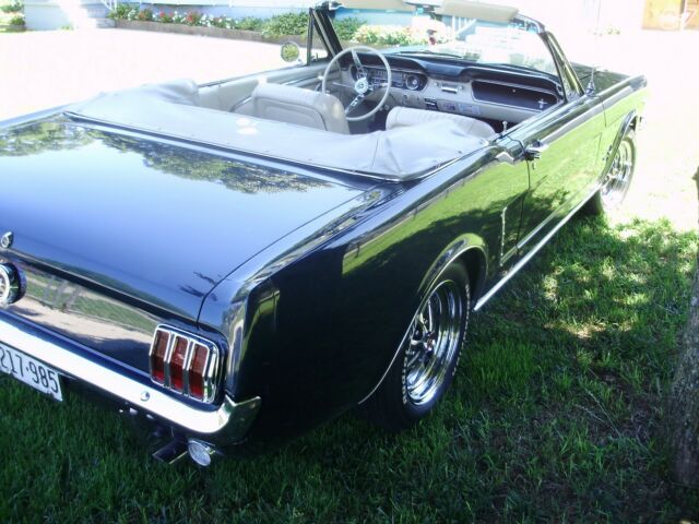 1965 Blue Ford Mustang Convertible