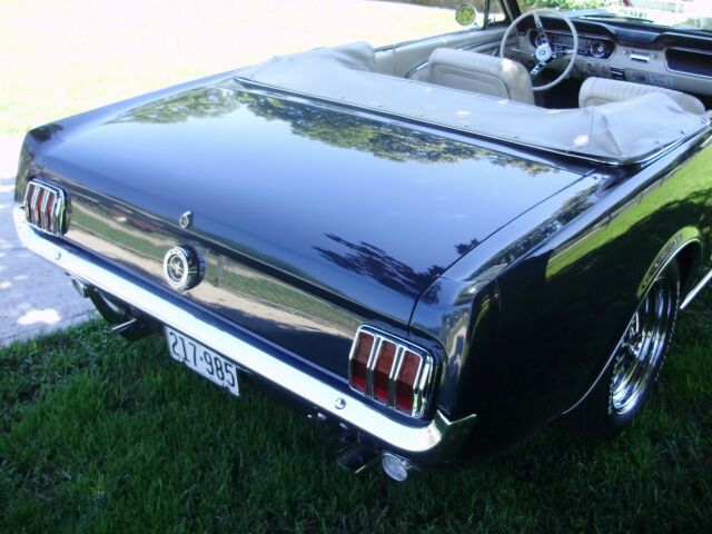 1965 Blue Ford Mustang Convertible
