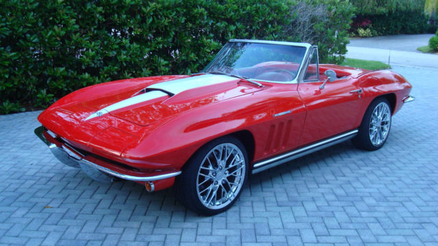 1965 Red Chevrolet Corvette Convertible