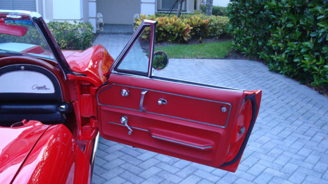 1965 Red Chevrolet Corvette Convertible