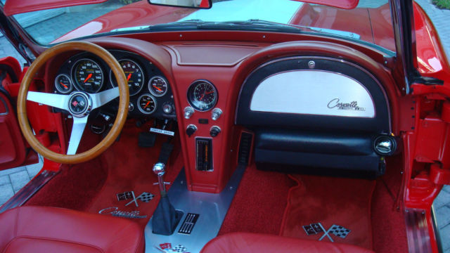1965 Red Chevrolet Corvette Convertible