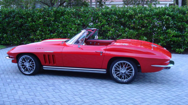 1965 Red Chevrolet Corvette Convertible