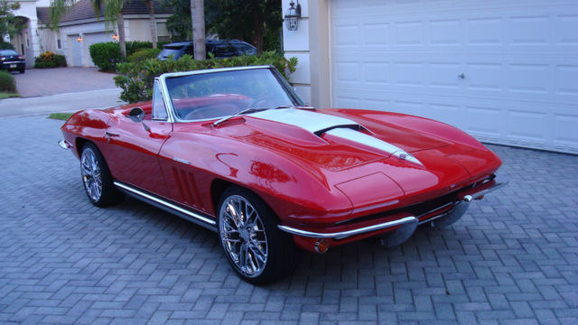 1965 Red Chevrolet Corvette Convertible