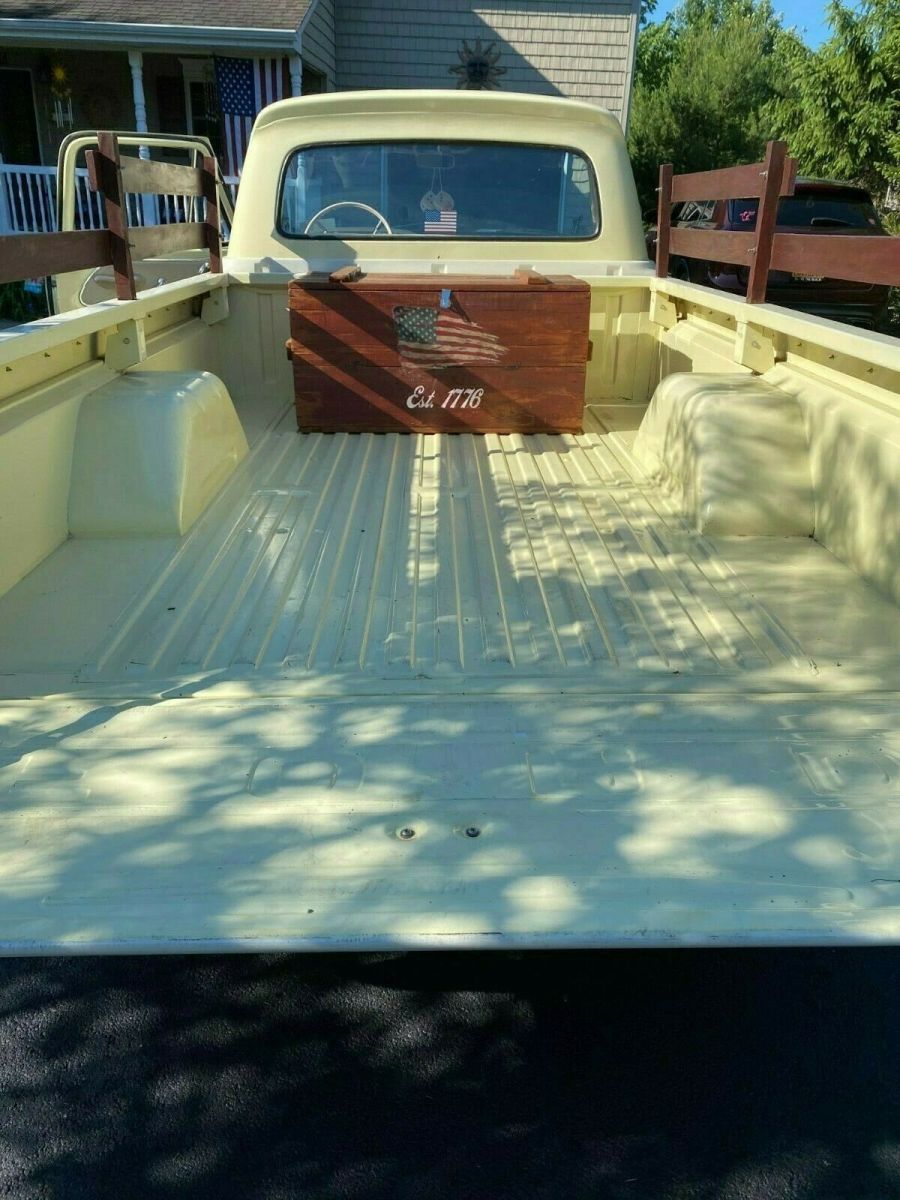 1965 Springtime Yellow and Wimbledon White Ford F-100 Standard Cab Pickup