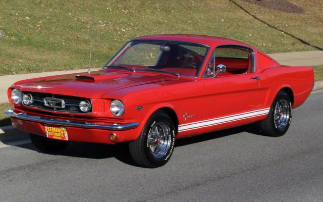 1965 Red Ford Mustang Fastback