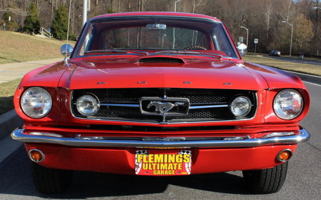 1965 Red Ford Mustang Fastback