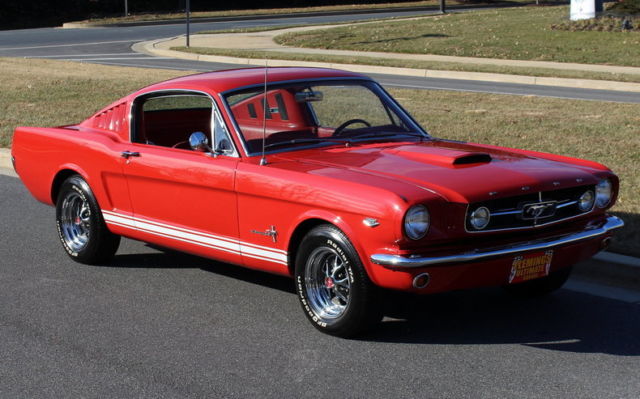 1965 Red Ford Mustang Fastback