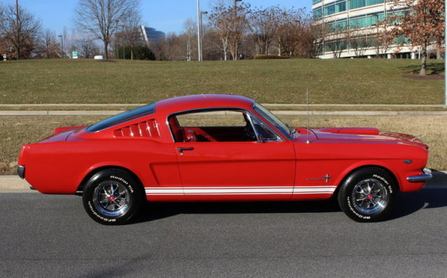 1965 Red Ford Mustang Fastback