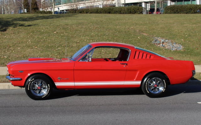 1965 Red Ford Mustang Fastback