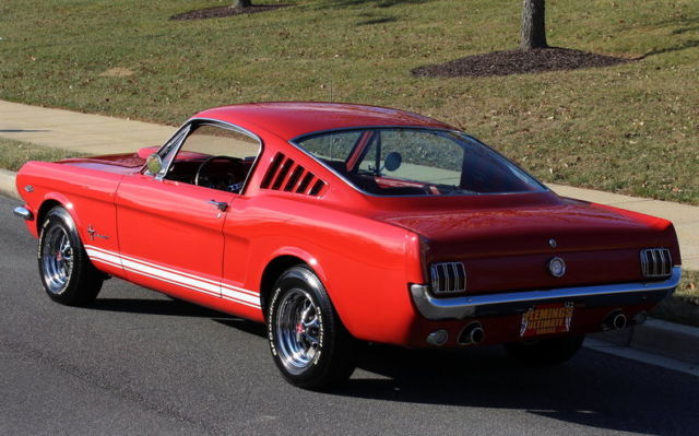 1965 Red Ford Mustang Fastback