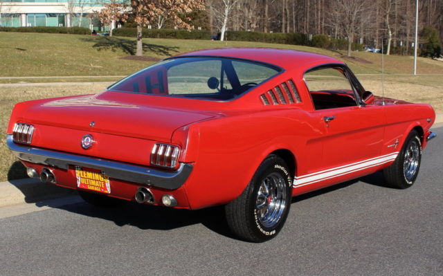 1965 Red Ford Mustang Fastback