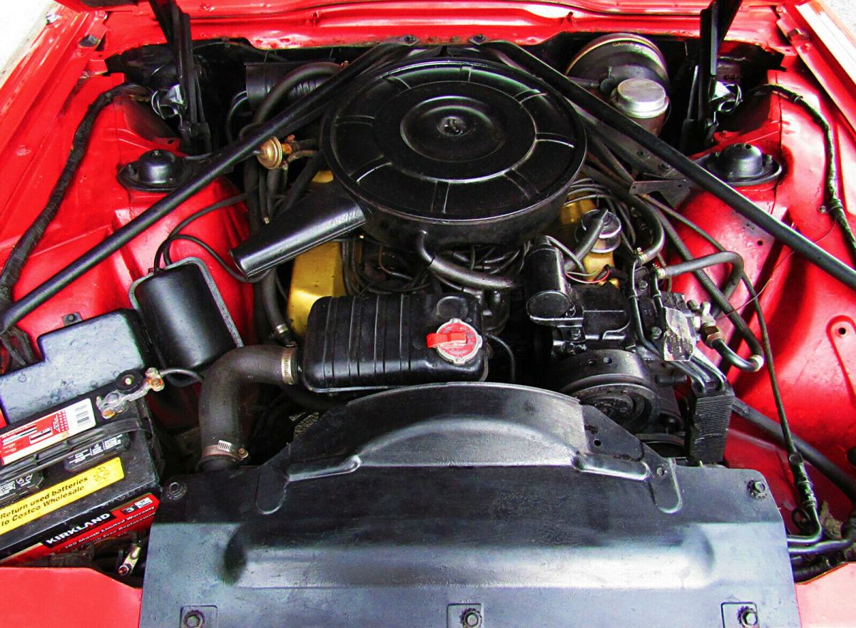 1965 Red Ford Thunderbird Convertible