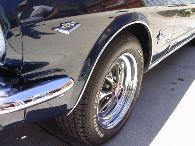 1966 Blue Ford Mustang Convertible