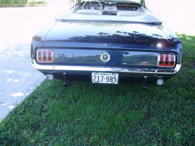 1966 Blue Ford Mustang Convertible