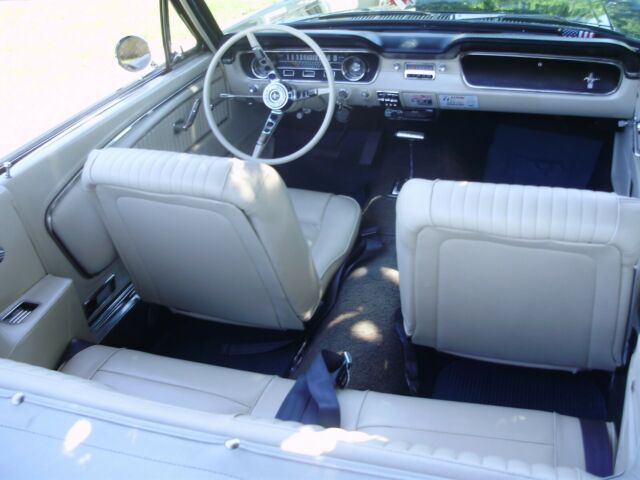 1966 Blue Ford Mustang Convertible