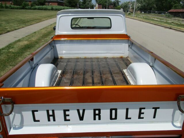 1966 Orange Chevrolet C-10 Standard Cab Pickup
