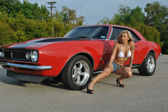 1967 Red Chevrolet Camaro Coupe