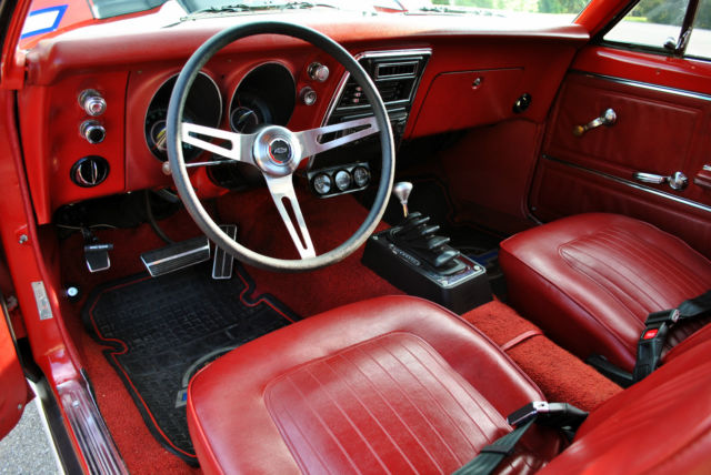 1967 Red Chevrolet Camaro Coupe