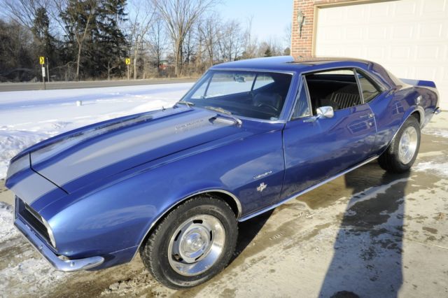 1967 Blue Chevrolet Camaro Coupe