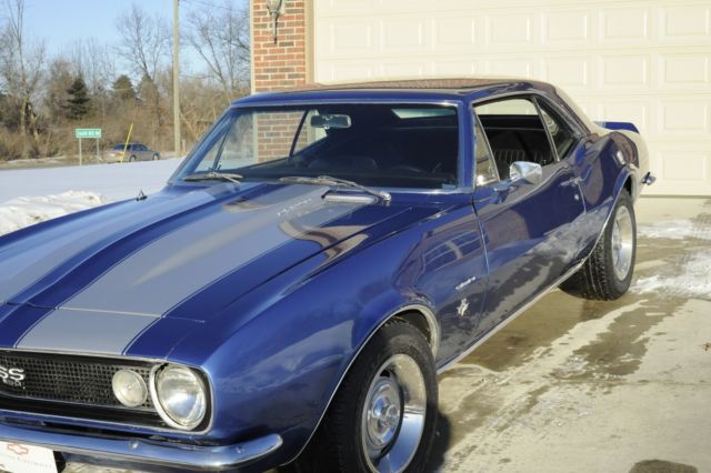 1967 Blue Chevrolet Camaro Coupe