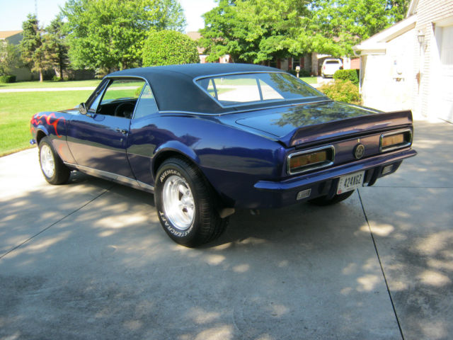 1967 Bright Sapphire Blue Chevrolet Camaro Coupe