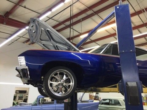 1967 Diamond Flake Silver/Icelandic Blue with orange Chevrolet Impala