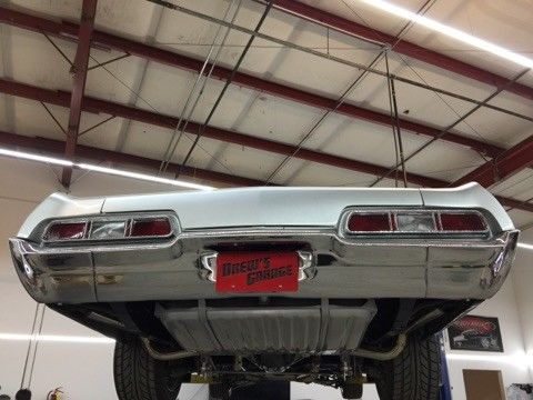 1967 Diamond Flake Silver/Icelandic Blue with orange Chevrolet Impala