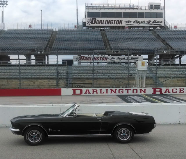 1967 Black Ford Mustang Convertible