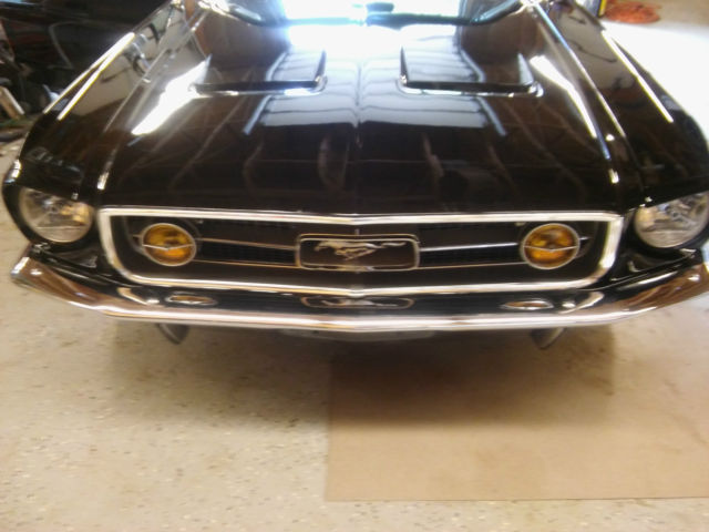 1967 Black Ford Mustang Convertible