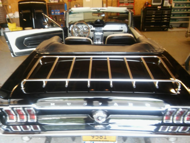 1967 Black Ford Mustang Convertible