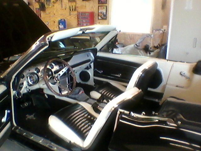 1967 Black Ford Mustang Convertible