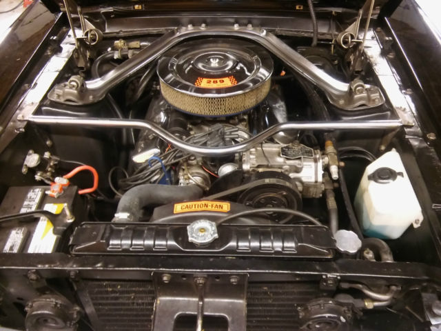 1967 Black Ford Mustang Convertible