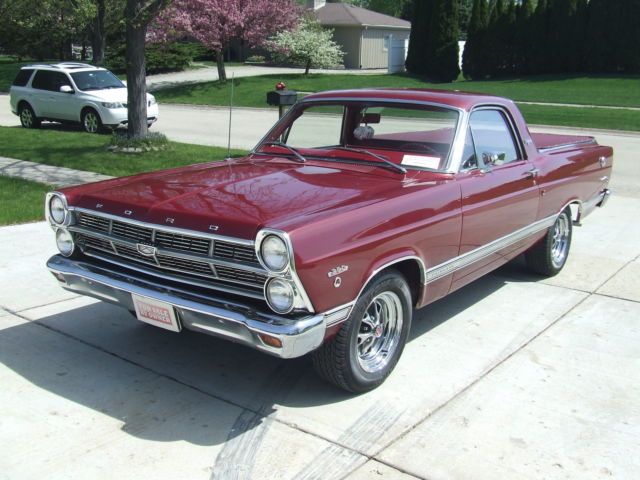 1967 Burgundy Ford Ranchero Other