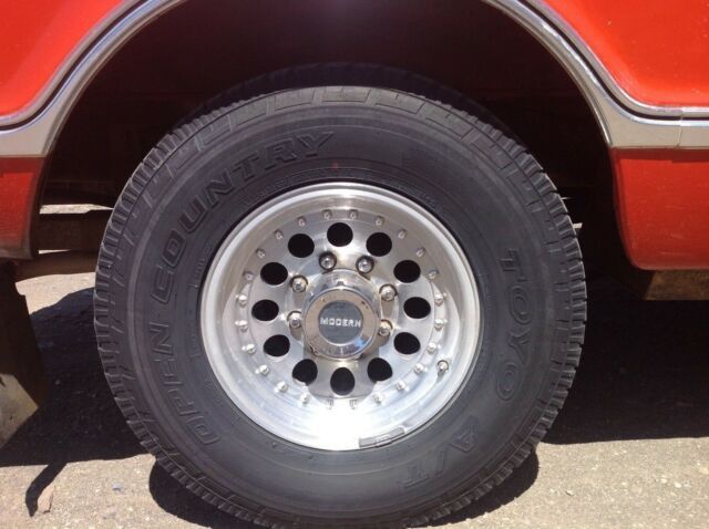 1968 Red Chevrolet C-10 Standard Cab Pickup