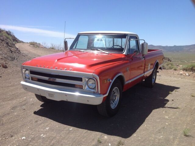 1968 Red Chevrolet C-10 Standard Cab Pickup