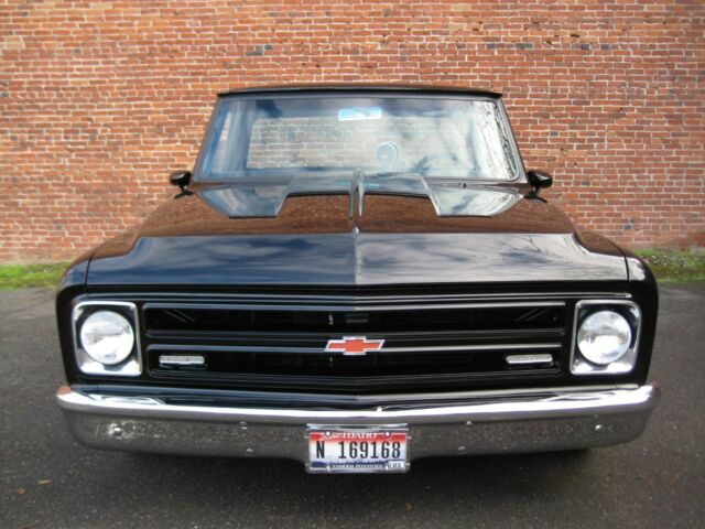 1968 Black Chevrolet C-10 Short Box Pickup