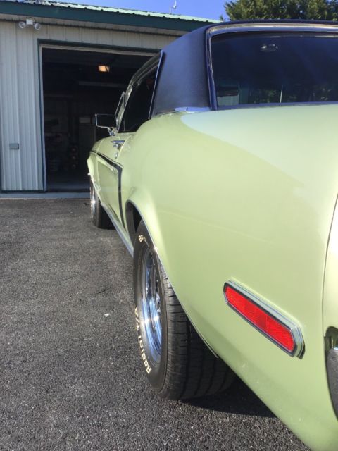 1968 Green Ford Mustang Coupe