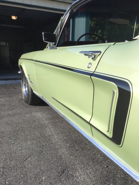 1968 Green Ford Mustang Coupe