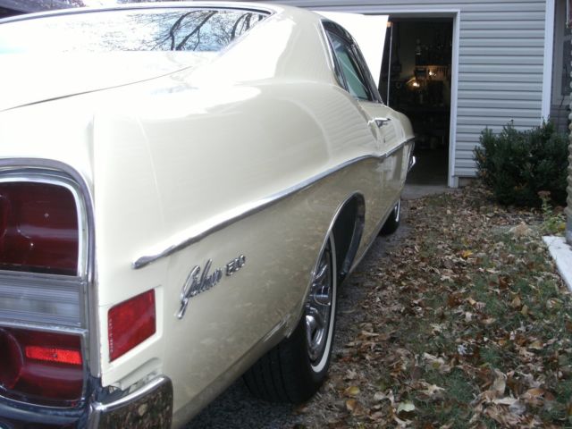 1968 Yellow Ford Galaxie