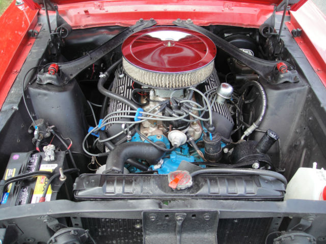 1968 Candy Apple Red Ford Mustang Convertible