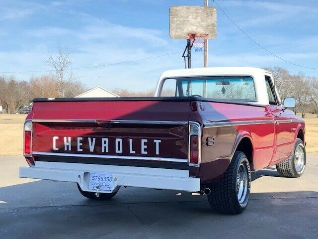 1969 Burgundy Chevrolet C-10 Standard Cab Pickup