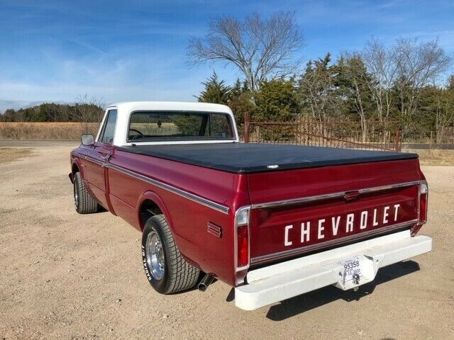 1969 Burgundy Chevrolet C-10 Standard Cab Pickup