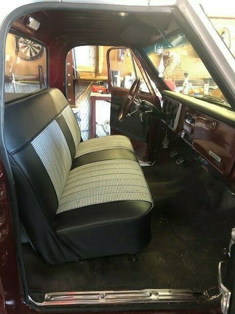 1969 Burgundy Chevrolet C-10 Standard Cab Pickup