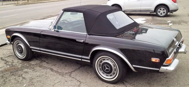 1969 Black Mercedes-Benz SL-Class Convertible