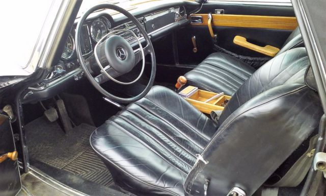 1969 Black Mercedes-Benz SL-Class Convertible