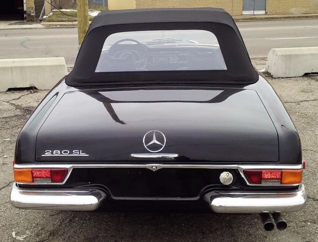 1969 Black Mercedes-Benz SL-Class Convertible