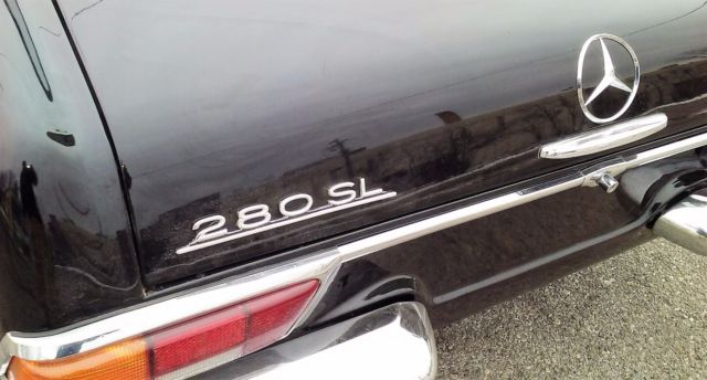 1969 Black Mercedes-Benz SL-Class Convertible